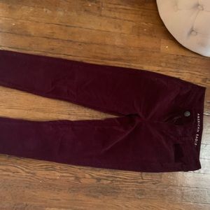Wine/Maroon Cordoroy Jeans